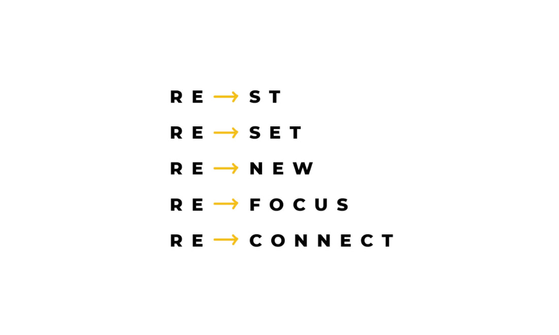 Rest, Reset, Renew, Refocus, Reconnect